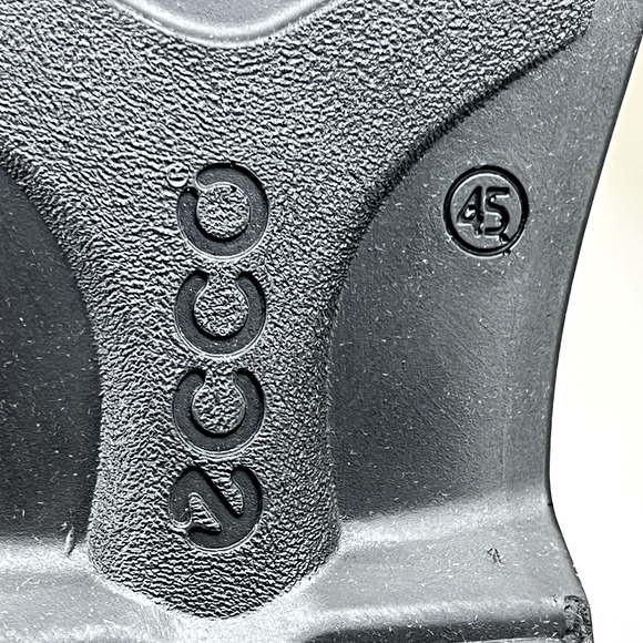 ECCO New Jersey Loafers Men's Size 11.5 US, 45 EU Black Leather Slip On Shoes - Picture 8 of 10